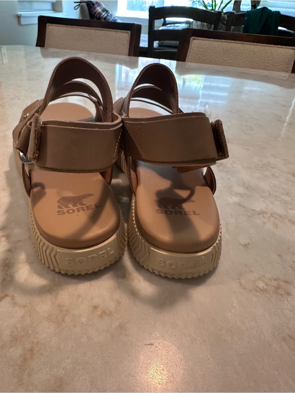 Sorel sandals. Nude color - Picture 3 of 10
